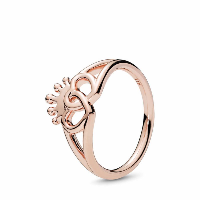 Pandora Australia Rose™ United Regal Hearts Stackable Ring | TPMBDK879